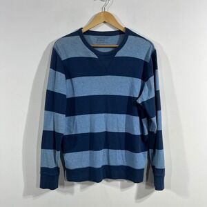 Old Navy Y2K Rugby Blokecore Preppy Striped 90s Crewneck Shirt Men Small Coastal